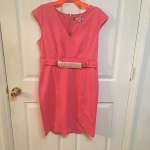 NWOT Jennifer Lopez dress coral size 12